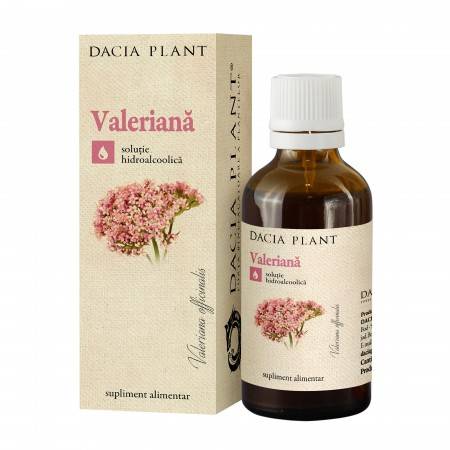 Tinctura de Valeriana 50ml - Dacia Plant