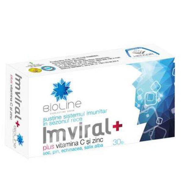 IMVIRAL PLUS VITAMINA C SI ZINC, 30cpr - Helcor