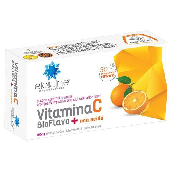 VITAMINA C BIOFLAVO PLUS, 30cps - Helcor