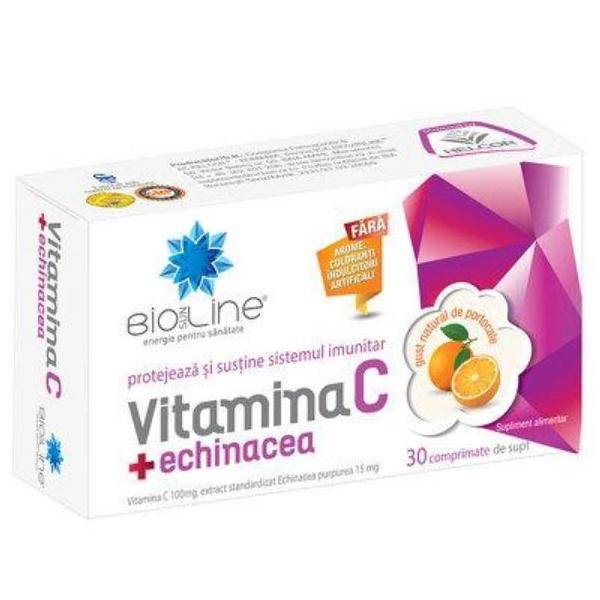 VITAMINA C SI ECHINACEEA, 30cps - Helcor