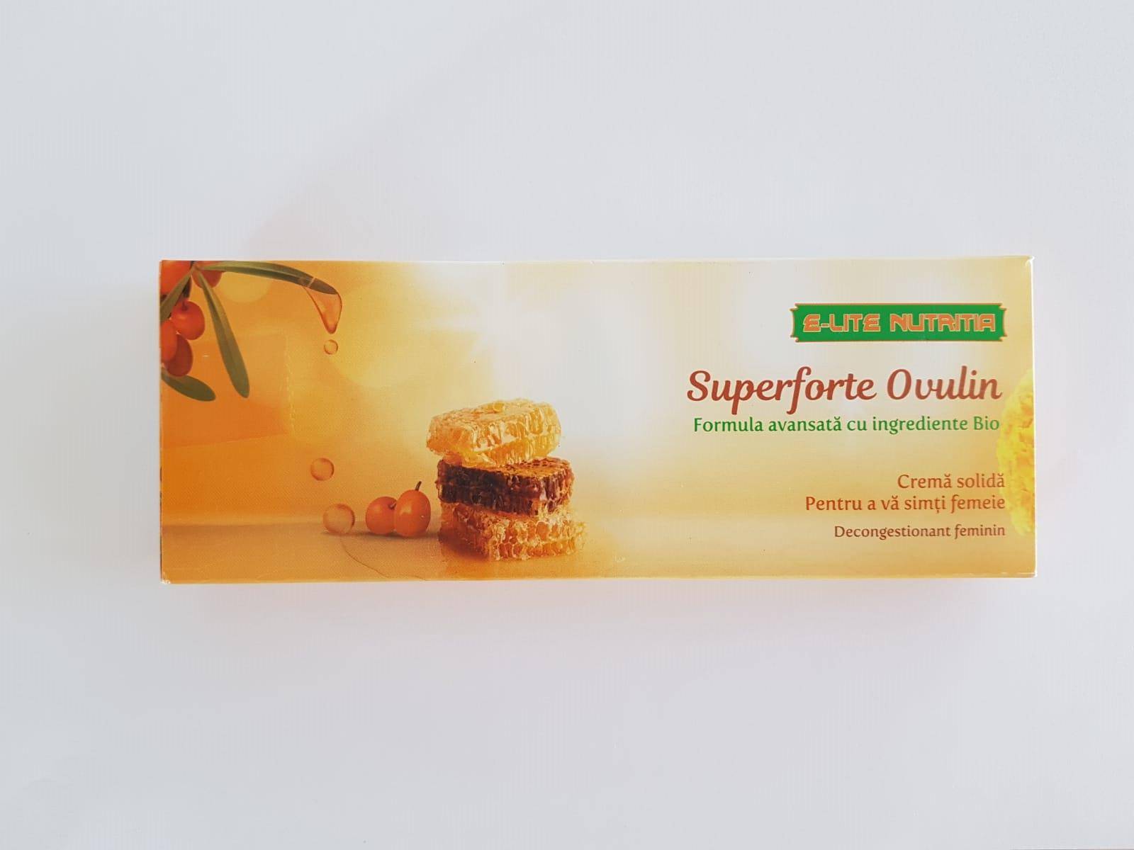 NATURAL SUPERFORTE OVULIN 20buc, E-LITE NUTRITIA - ovule pentru afectiuni ginecologice