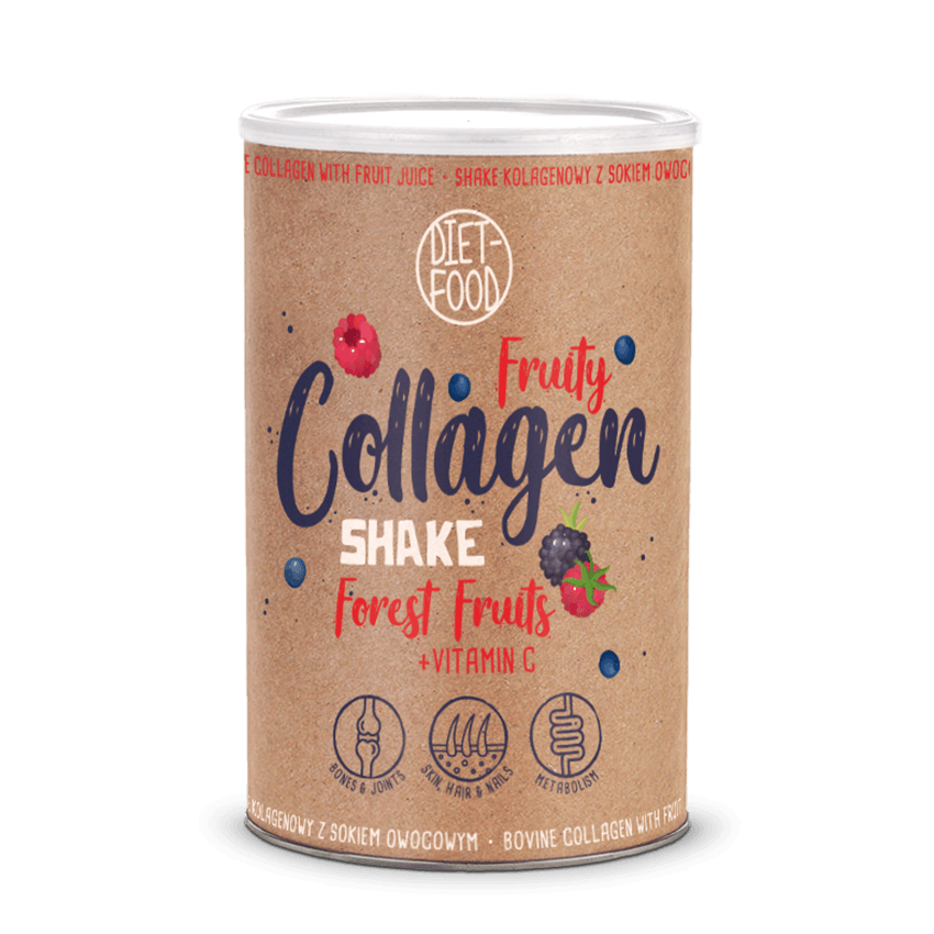 Fruity Colagen Shake Fructe de padure, 300g - Diet-Food