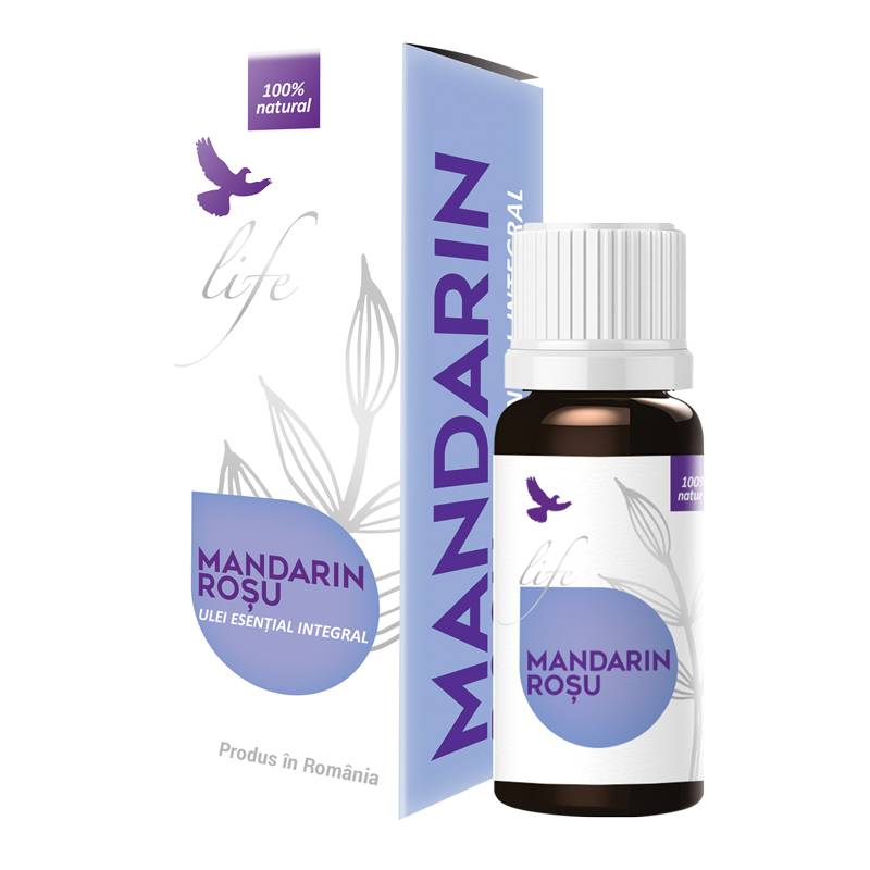 Ulei volatil de Mandarin Rosu, 10ml - Life Bio