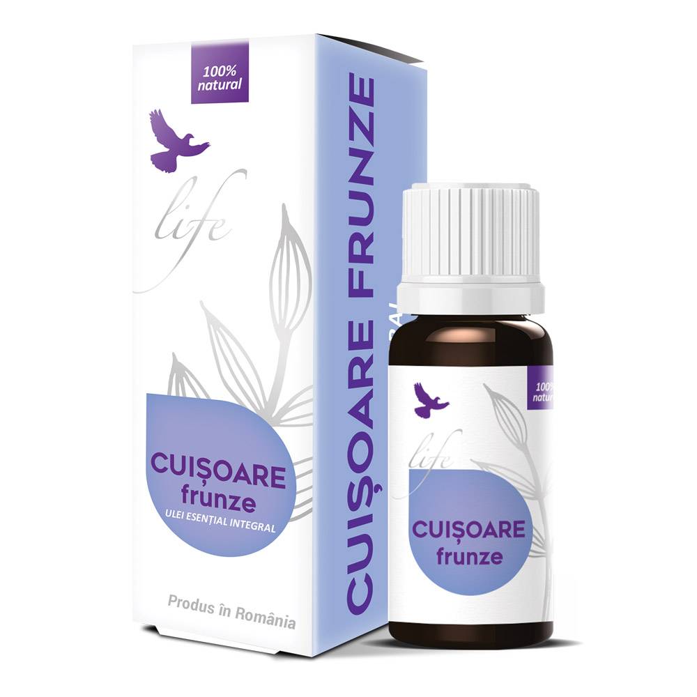 Ulei esential de Cuisoare frunze, 10ml - Life Bio