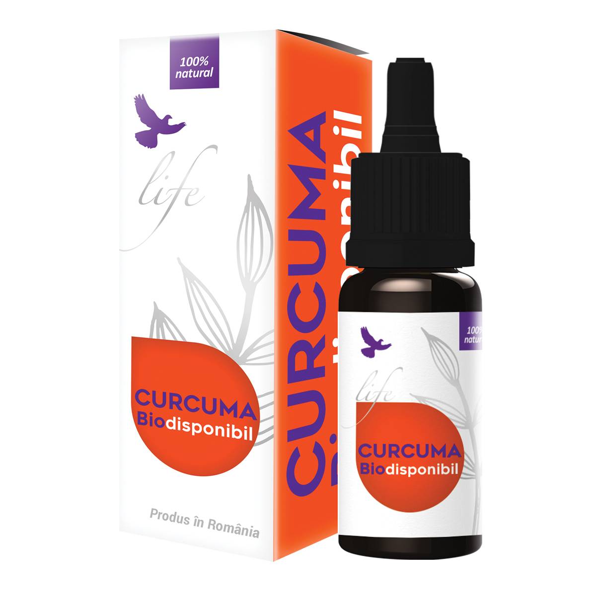 Curcuma Biodisponibil, 10ml - Life Bio