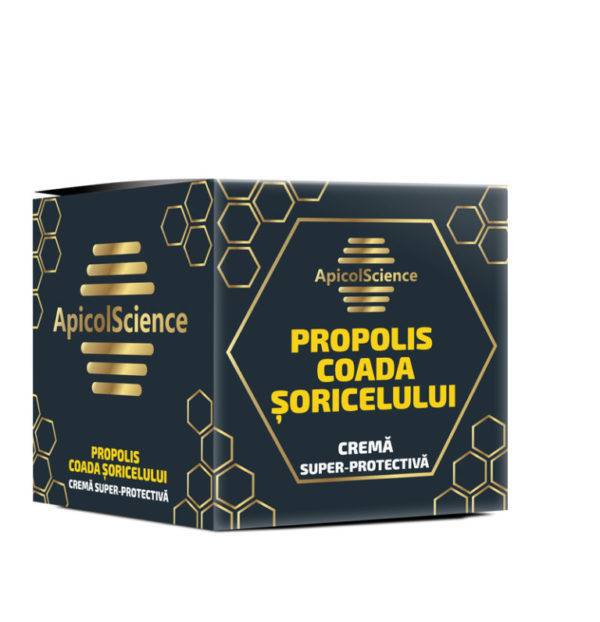 Crema super-protectiva cu propolis si coada soricelului, 75ml - Apicol Science