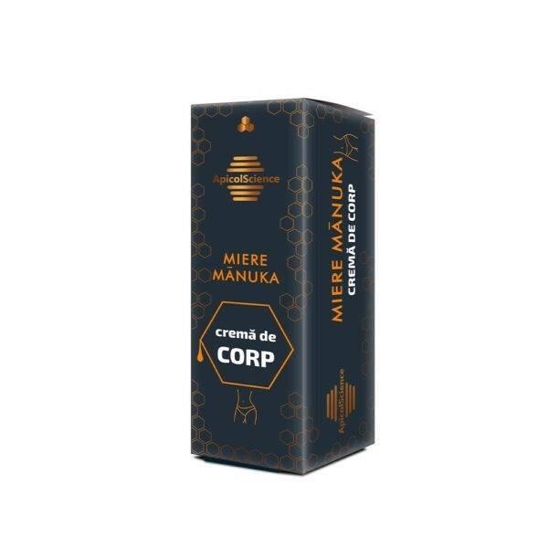 Crema de corp cu miere de manuka, 50ml - Apicol Science