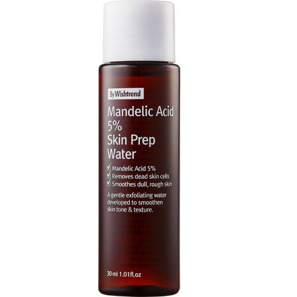 Toner exfoliant cu 5% acid mandelic si beta-glucan, 30ml - by Wishtrend