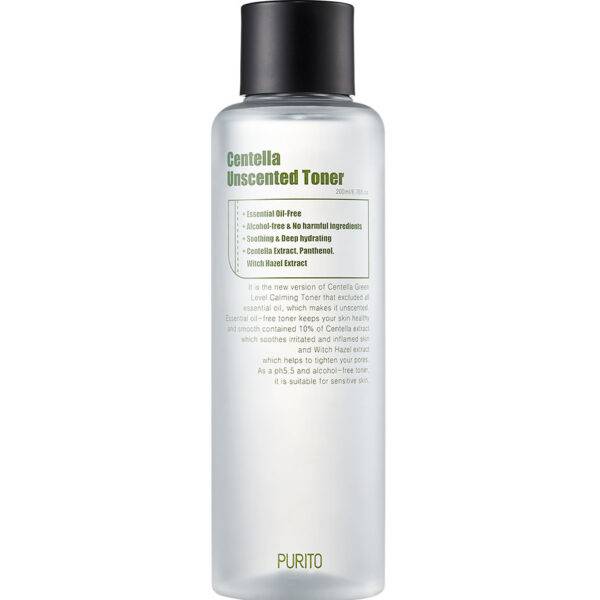 Centella Unscented Toner, 200ml - Purito