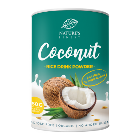 Lapte instant de orez cu cocos, eco-bio, 250g - Nutrisslim