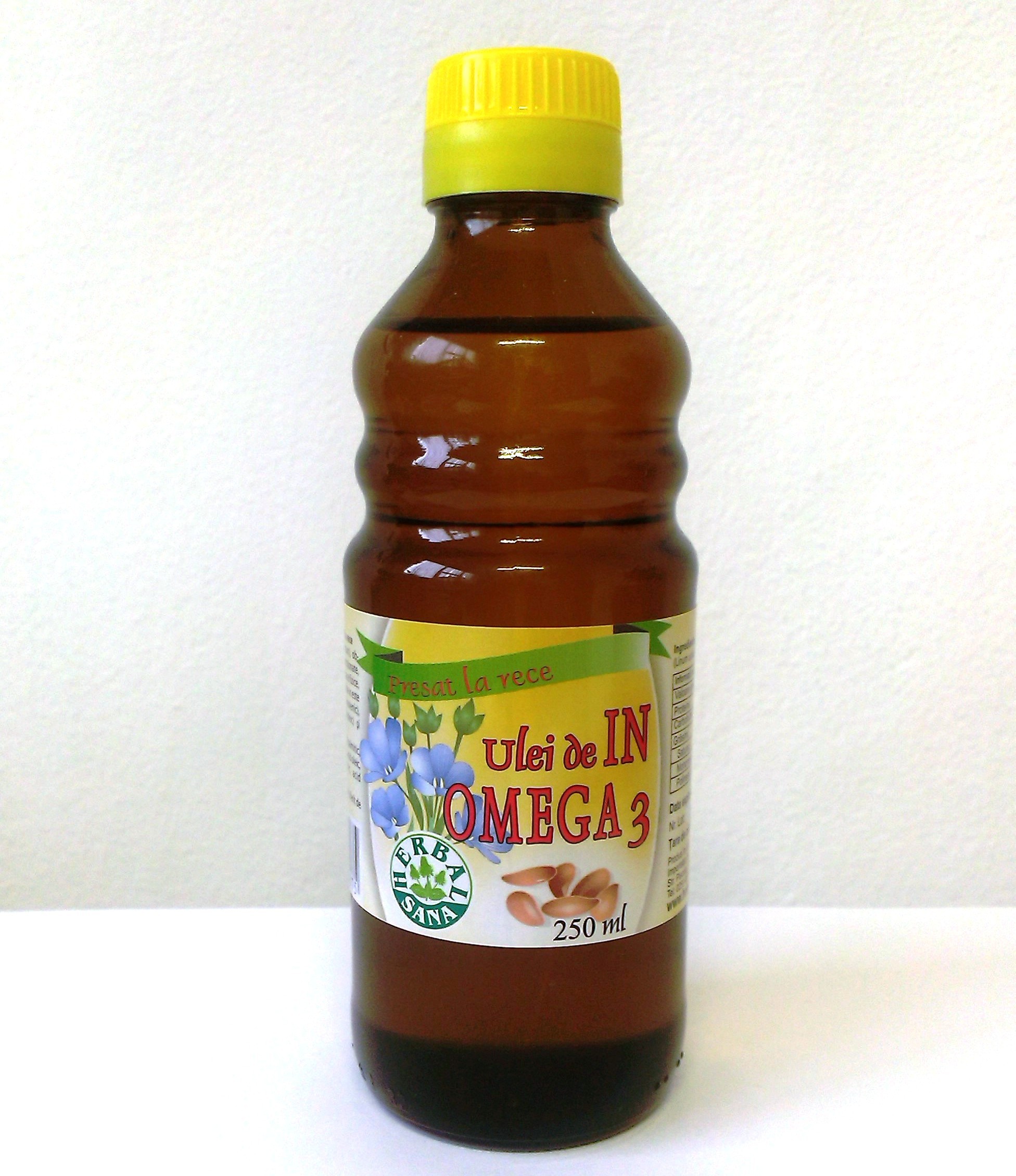 Ulei de in Omega 3 - 250ml - Herbavita