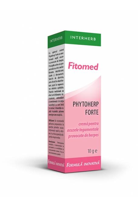 Fitomed Phytoherp Forte crema antiherpetica, 10g - INTERHERB