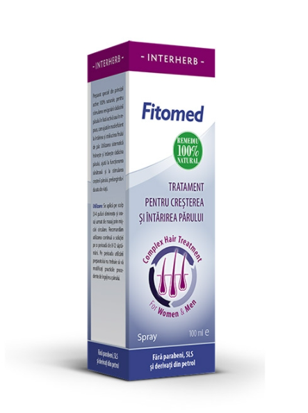 Fitomed Tratament pentru cresterea si ingrijirea parului, 100ml - INTERHERB