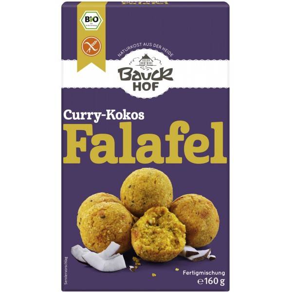 Mix pentru falafel curry si cocos, fara gluten, eco-bio, 160g - Bauck Hof