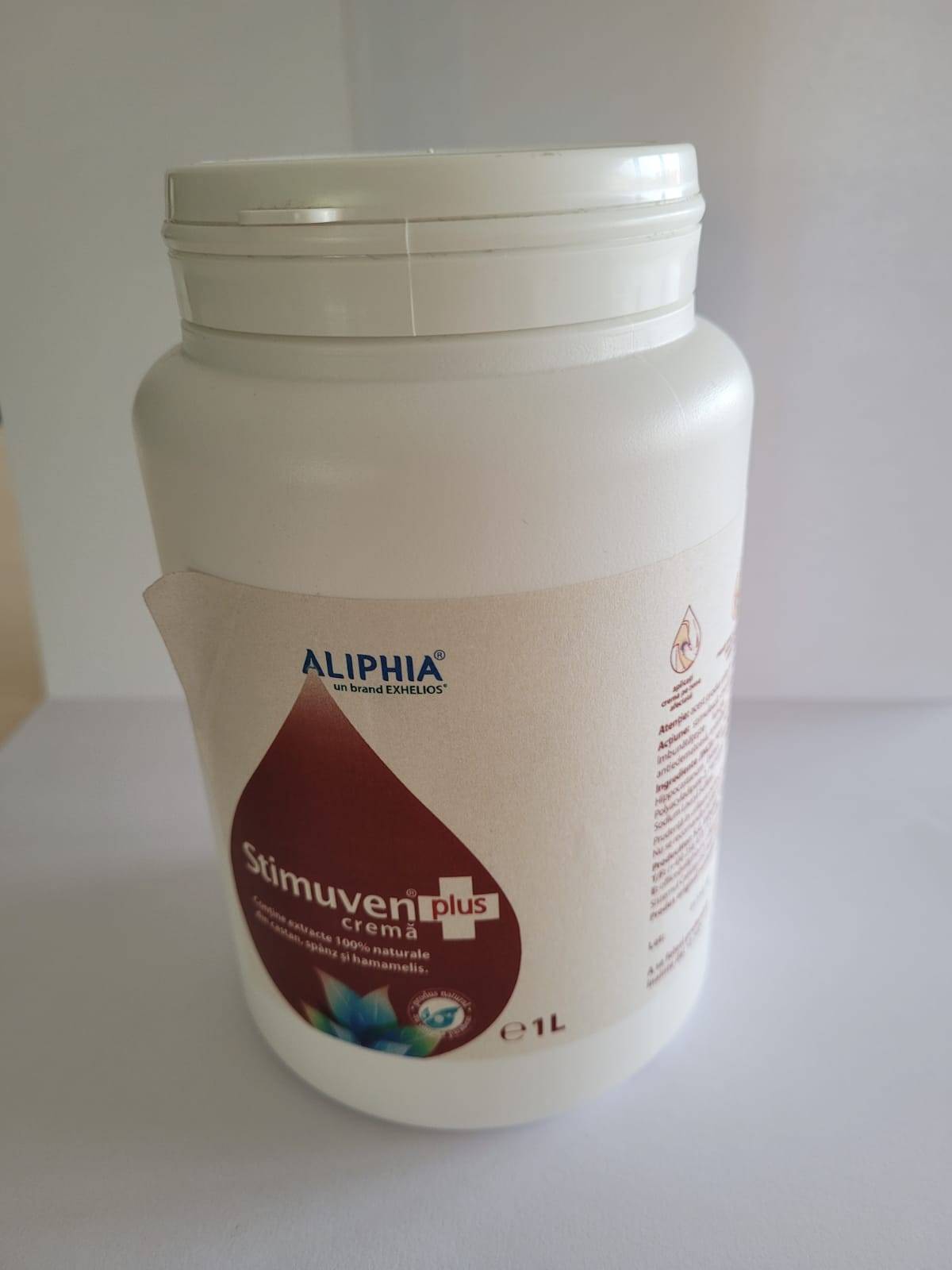 Stimuven plus crema varice 1l, Aliphia Exhelios