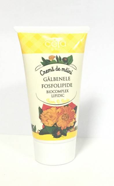 Crema de maini cu extract de galbenele si fosfolipide, 50ml - CETA