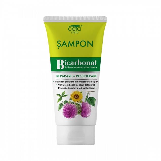 Sampon cu Bicarbonat pentru Regenerare si Protectie, 200ml - CETA