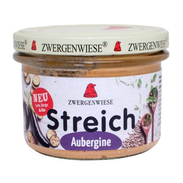 Pate vegetal de vinete, eco-bio, 180g - Zwergenwiese