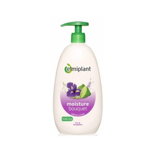 Sapun crema hidratant cu iris si bergamot, 500ml - ELMIPLANT