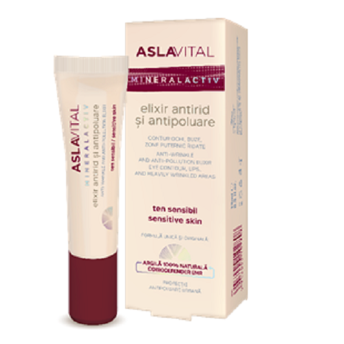 Elixir antirid si antipoluare, 15ml - Aslavital