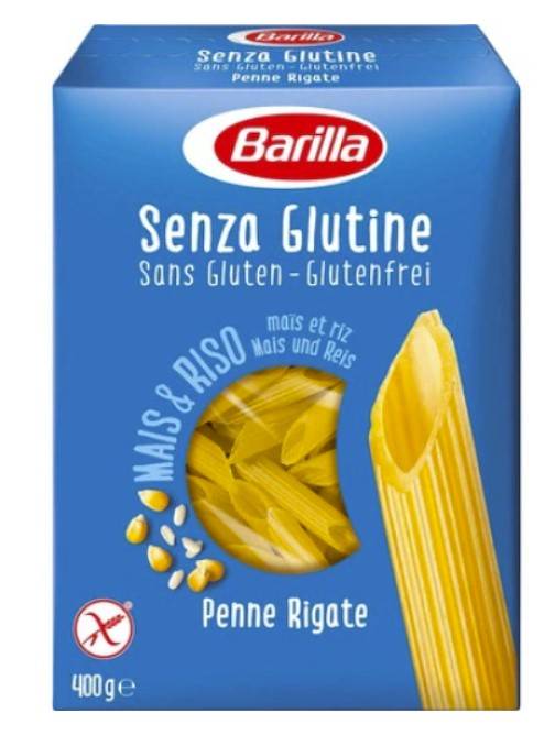 Paste Penne rigate, fara gluten, 400g - Barilla