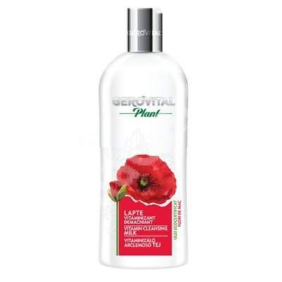 Lapte demachiant hidratant cu flori de mac, 200ml - Gerovital Plant