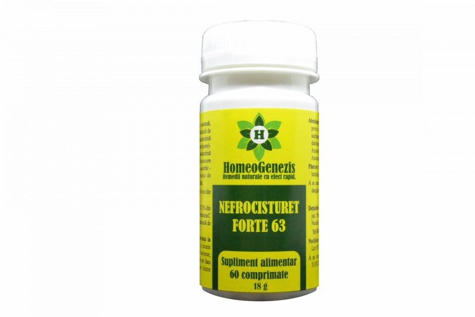 Nefrocisturet Forte 63, 60cp - Homeogenezis