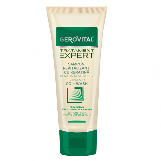 Sampon revitalizant cu keratina, 150ml - Gerovital Tratament Expert