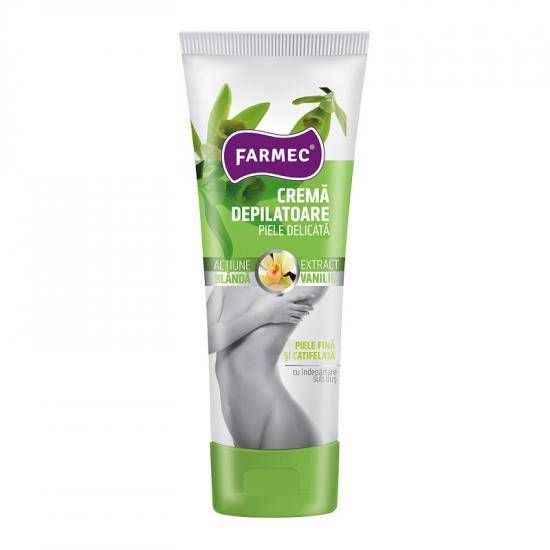 Crema depilatoare piele sensibila cu vanilie, 150ml - Farmec