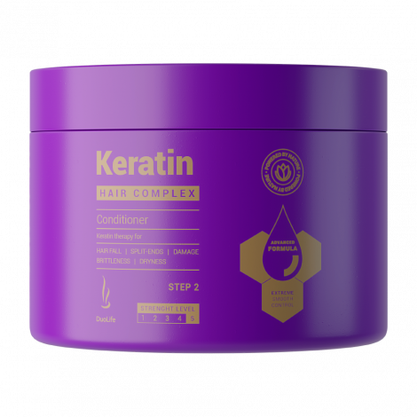 Keratin Hair Complex Advanced Formula Conditioner, 200ml - DuoLife