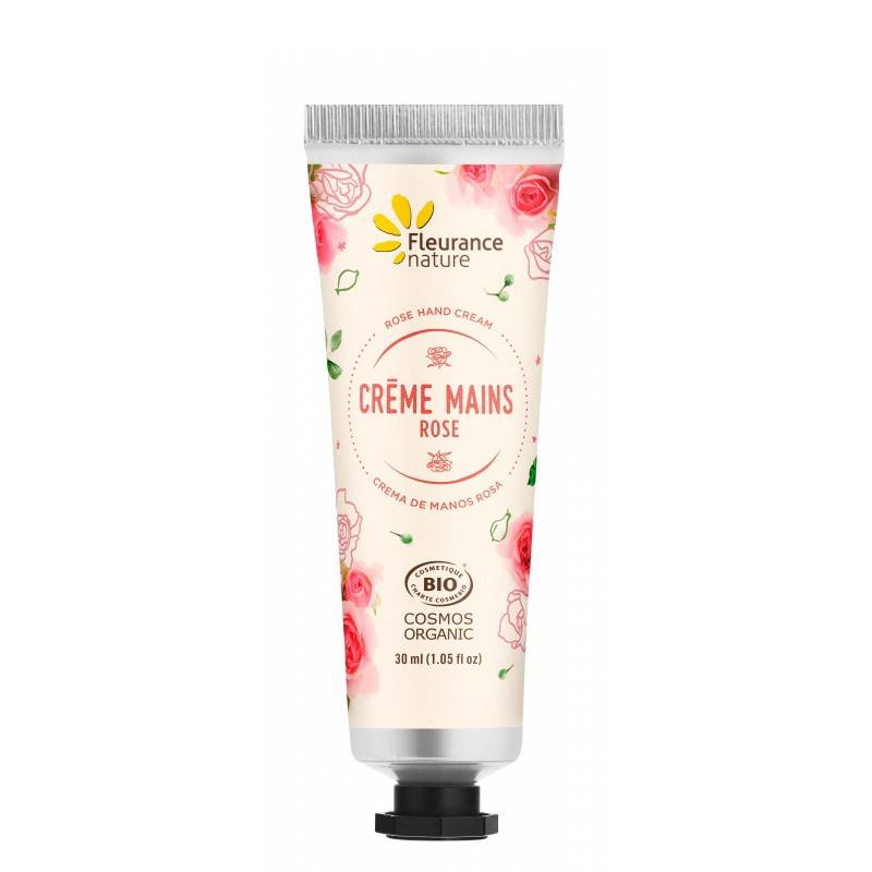 Crema de maini cu trandafiri, 30ml - Fleurance Nature