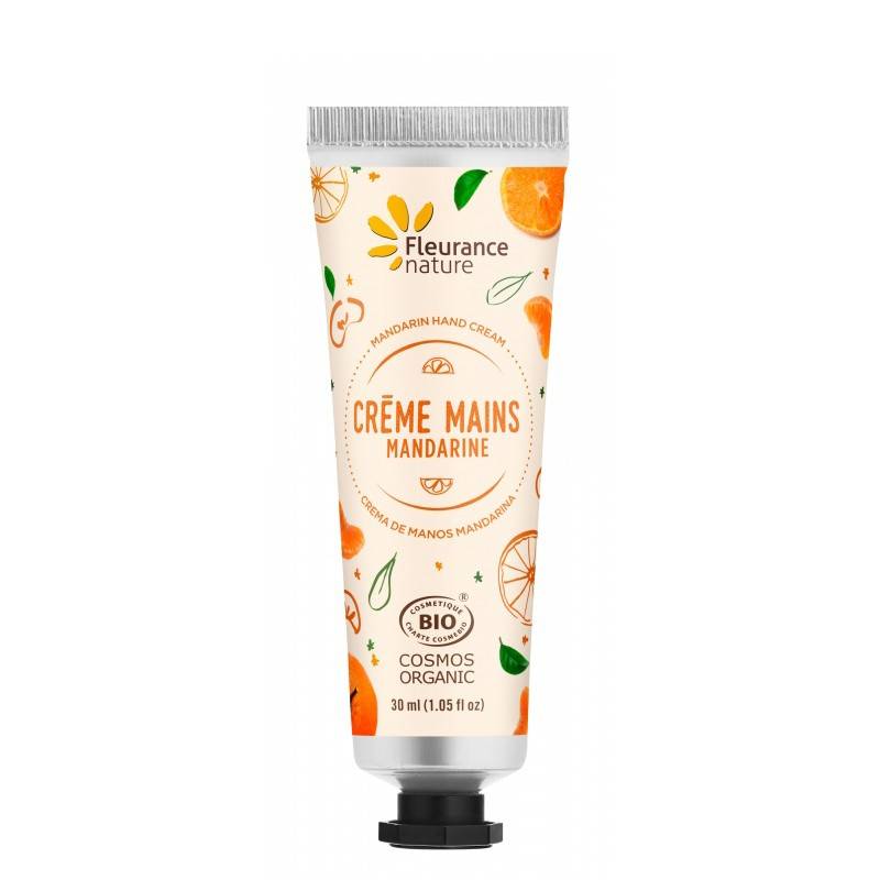 Crema de maini cu mandarine, 30ml - Fleurance Nature