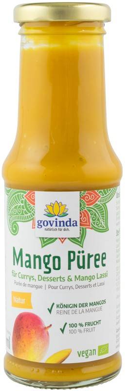 Piure De Mango, Eco-bio, 210ml - GOVINDA