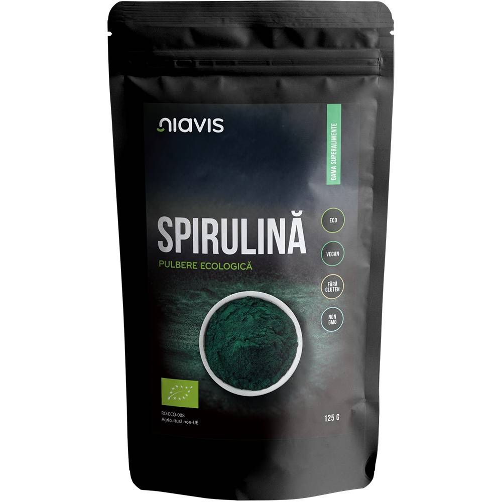 Spirulina pulbere, 125g - Niavis