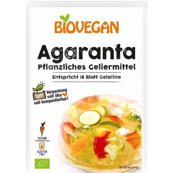 Gelatina pentru legume, eco-bio, 18g - Biovegan