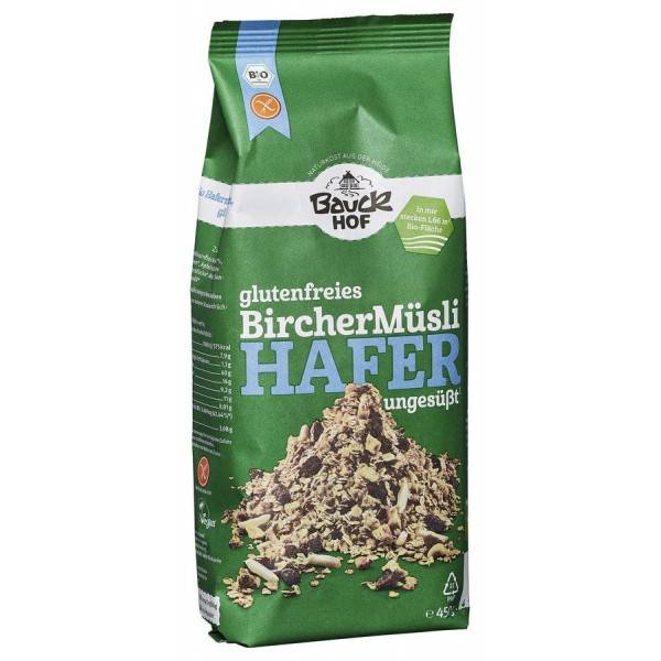 Musli bircher cu ovaz, fara gluten, eco-bio, 450g -  Bauck Hof