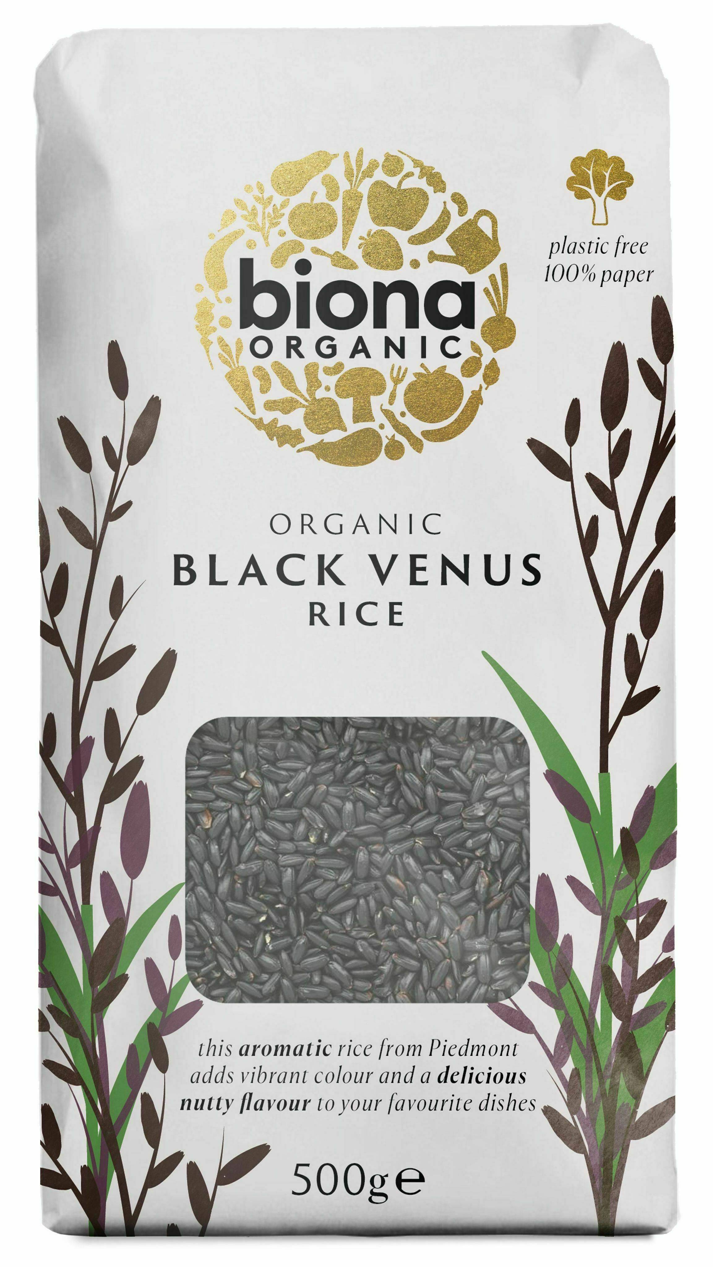 Orez negru venus, eco-bio, 500g - Biona