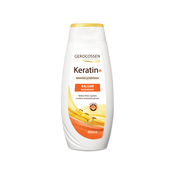 Balsam Regenerant cu keratina si pantenol, Keratin+, 400ml - Gerocossen