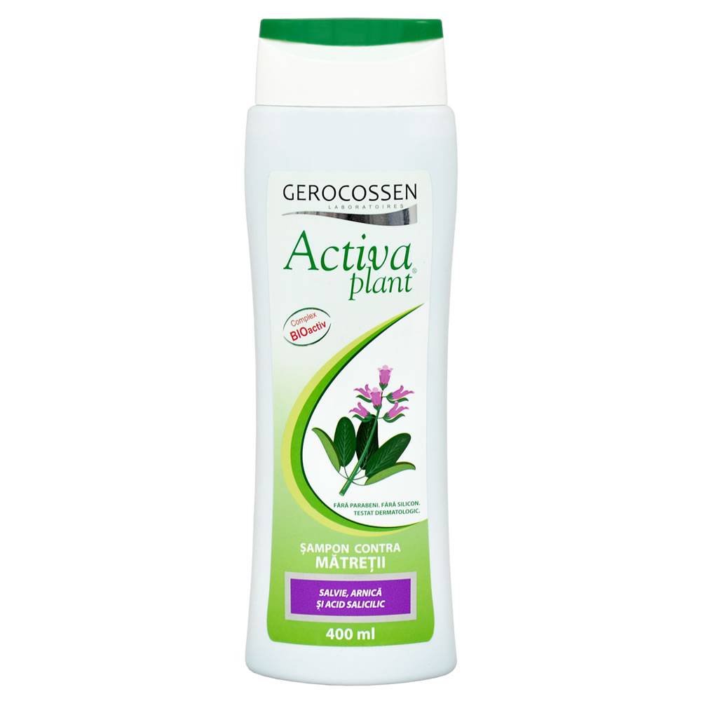 Sampon contra matretii cu salvie si arnica, Activa Plant, 400ml - Gerocossen