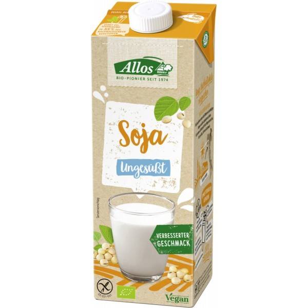 Bautura de soia, eco-bio, fara gluten, fara lactoza, 1l - Allos