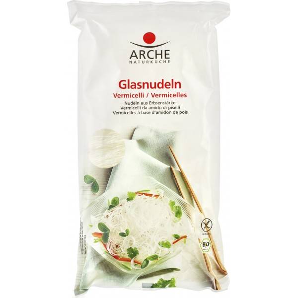 Taitei transparenti din amidon de mazare, fara gluten, eco-bio, 200g - Arche