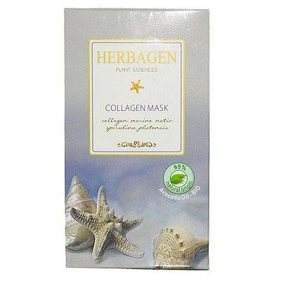 Masca cu colagen marin si spirulina, 50g - Herbagen