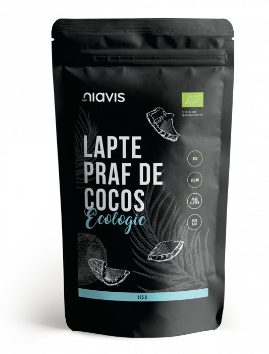 Lapte praf de cocos, eco-bio, 125g - Navis