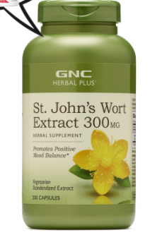 Herbal plus st. John’s wort, extract standardizat de sunatoare 300mg, 200cps - Gnc