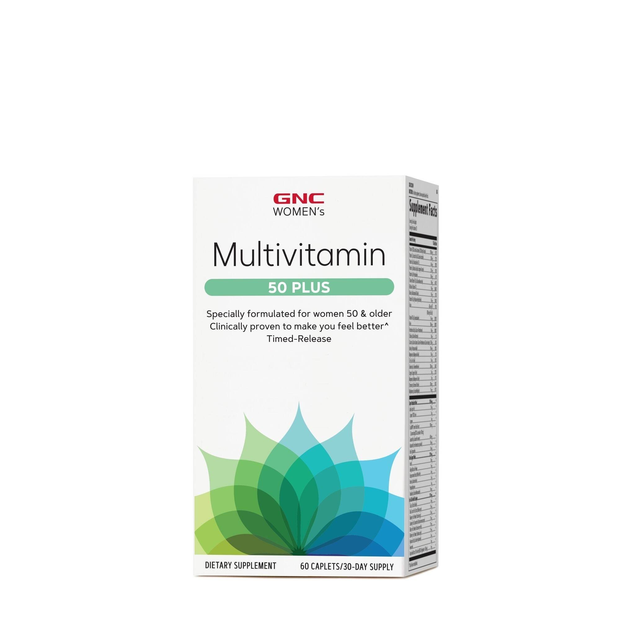 Women's 50 plus, multivitamine si minerale pentru femei, 60cps - Gnc