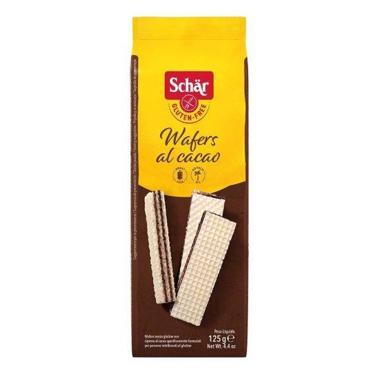 Napolitane cu cacao, Wafers Cacao, fara gluten, 125g - Dr. Schar