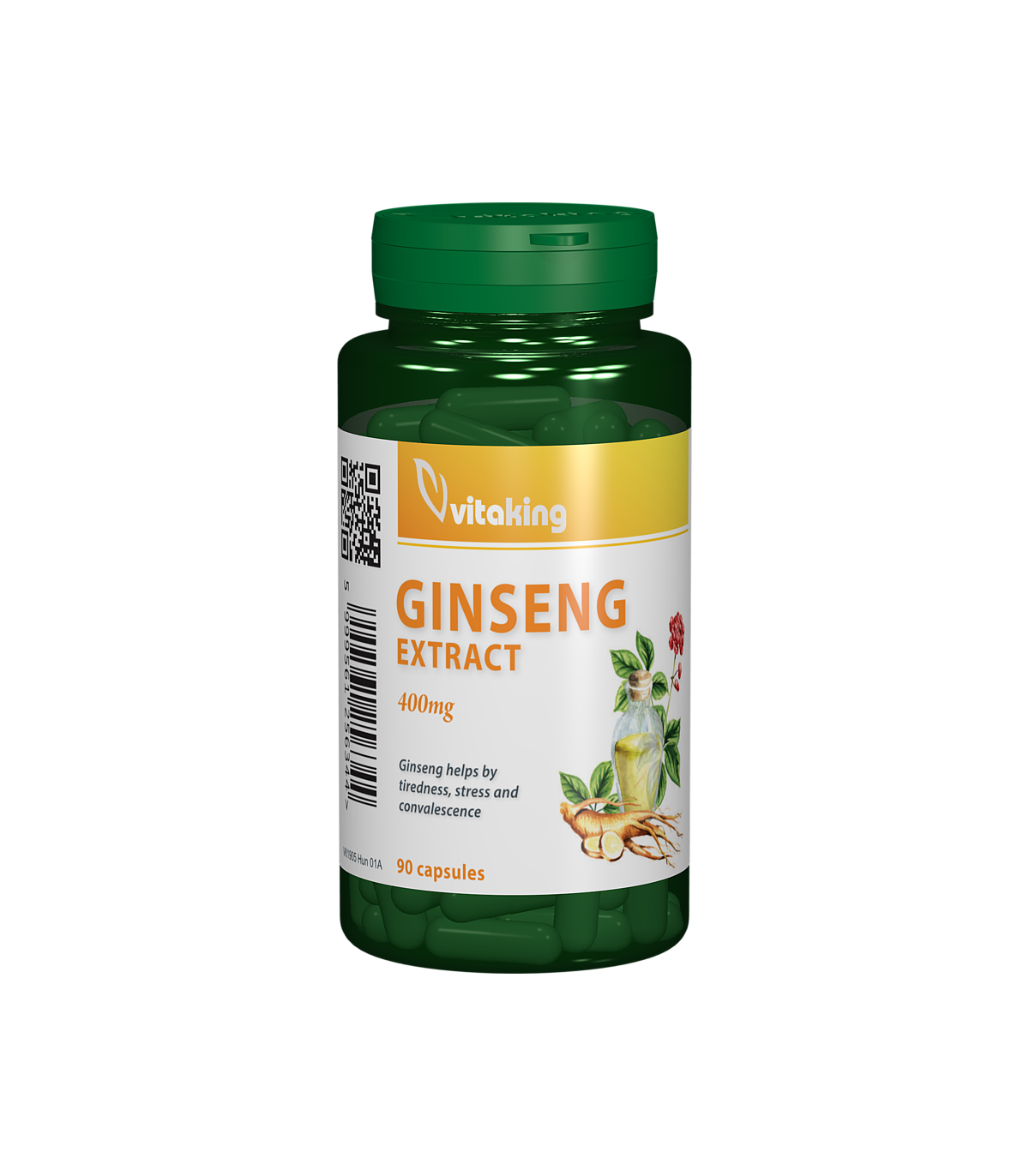 Extract de Ginseng, 400mg, 90cps - Vitaking