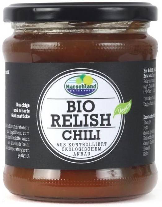 Sos Relish cu chilli, eco-bio, 325g - Marschland