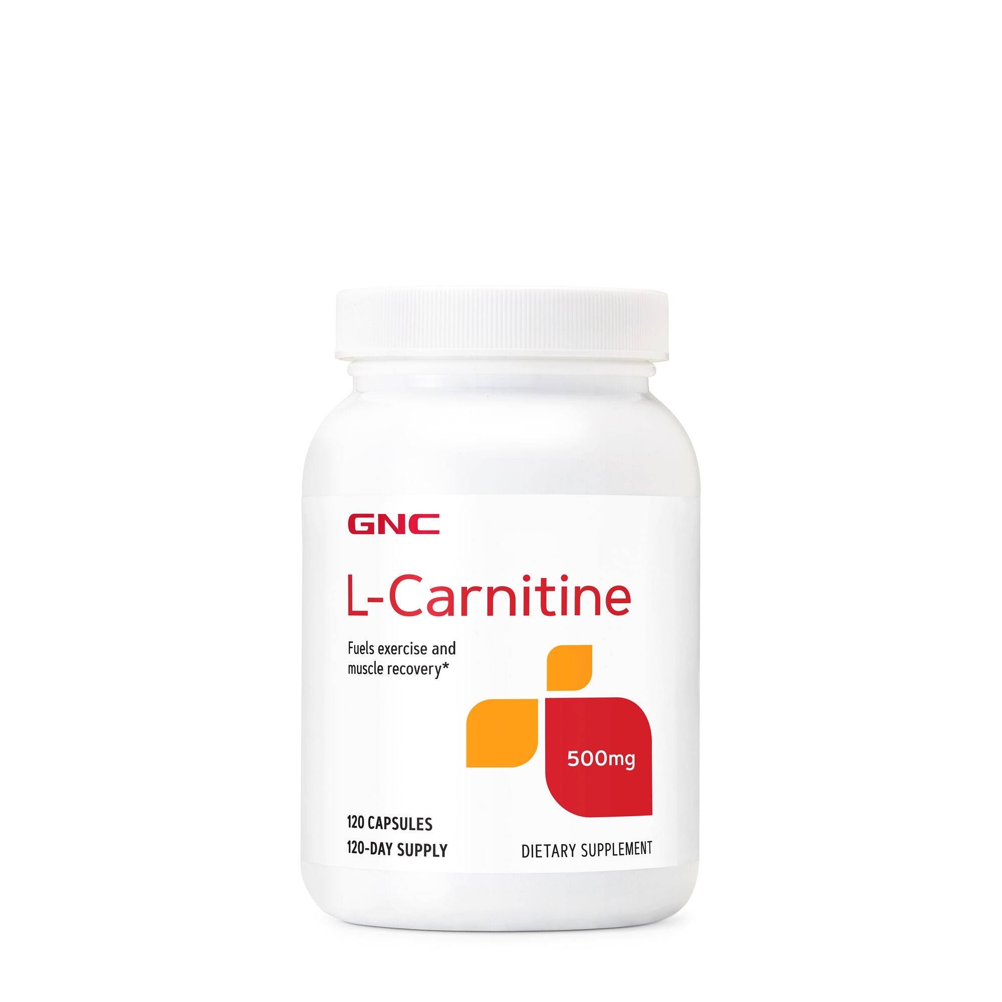 L-carnitine 500mg, L-carnitina, 120cps - Gnc