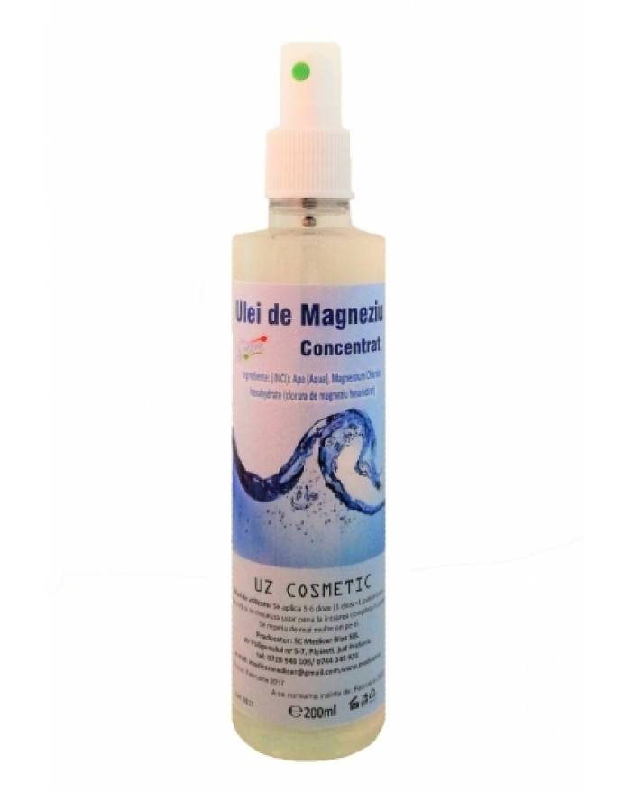 Ulei de magneziu, cu pulverizator, 200ml - Herbs